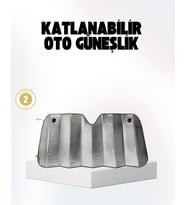 Otomobil Güneşliği – Katlanabilir Tasarım Süngerli Isı Yalıtımı - Lisinya