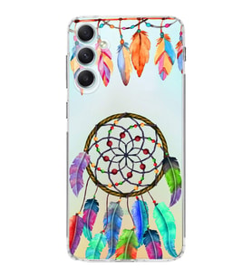 PrintiFy Samsung Galaxy A34 ile Uyumlu 1mm Slim Fit Nazar Boncuğu 6 Baskılı Şeffaf  Kılıf