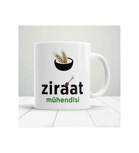 Kişiye Özel Ziraat Mühendisi Baskılı Kupa