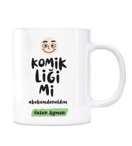 Kişiye Özel İsimli Baba Kupa Komikliğimi Babamdan Aldım
