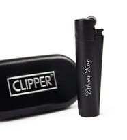 Kişiye Özel Clipper Marka Metal Çakmak Siyah