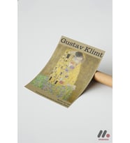Gustav Klimt Öpücük, Çerçevesiz Yüksek Kalite Duvar Afişi - Sanatsever Hediyesi