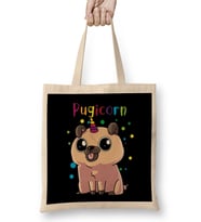 Pug Unicorn Bez Çanta Uzun Saplı
