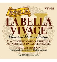 La Bella Vivace Karbon Naylon Medium Tension Klasik Gitar Teli