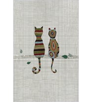 Eliana Home Baskılı, Yıkanabilir Kaymaz Taban Salon Halısı LNA1855-SM286 100x150 cm (Gri)