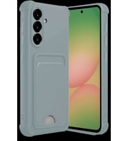 Galaxy A56 Kılıf Kelvin Kartvizitli Silikon - Açık Yeşil