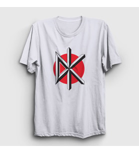 Presmono Unisex Beyaz Logo Müzik Dead Kennedys T-Shirt 491161tt