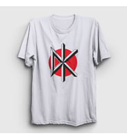 Presmono Unisex Beyaz Logo Müzik Dead Kennedys T-Shirt 491161tt