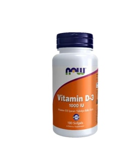Now Vitamin D3 1000IU 180 Softgel