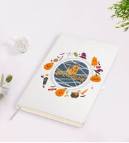 BK Gift Halloween Tasarımlı Beyaz Defter-4