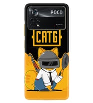 Xiaomi Poco X4 Pro 5g Kılıf Silikon Desen Özel Seri Cat G 1677