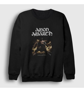 Presmono Unisex Siyah Berserker Amon Amarth Sweatshirt 376391tt