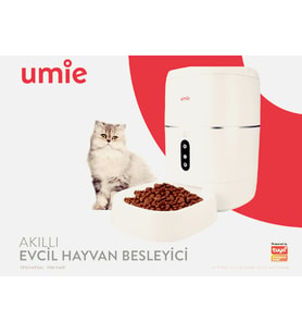 Tuya Uygulama Kontrollü Sesli Mesaj Kaydetme Özellikli Akıllı Otomatik Evcil Hayvan Besleyici (6L)