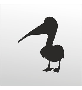 Folyo Sticker Pelikan 90 cm uzunluk (Karışık)
