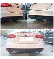 Ford Focus 4 Difüzör Arka Tampon Çift Egzoz Çıkışlı