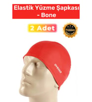 Özel Üretim Su Geçirmez Silikon Yüzücü Havuz Ve Deniz Bonesi Elastik Yüzme Şapkası 2'li Set