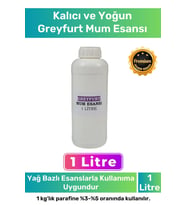 Özel Üretim Kalıcı Yoğun Kaliteli Yağ Bazlı Tüm Ürünlerle Kullanıma Uygun Greyfurt Mum Esansı 1 LT