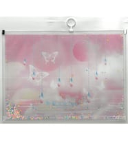 MİKRO DD-12 THE MOON AT NIGHT DESENLİ FERMUARLI DOSYA - TEKLİ