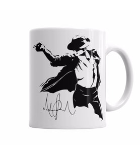 Michael Jackson Kupa Bardak Porselen