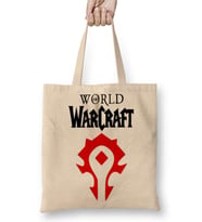 World Of Warcraft Horde Bez Çanta Uzun Saplı
