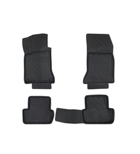 Mercedes Gla X156 2014-2020 ile Uyumlu Carbon Desenli Ultra Premium Havuzlu Oto Paspas (Çok Renkli)