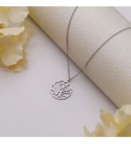 Kişiye Özel 925 Ayar Gümüş Minimalist Nautilus Spiral Deniz Kabuğu Kolye