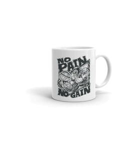 No Pain No Gain Baskılı Kupa/bardak