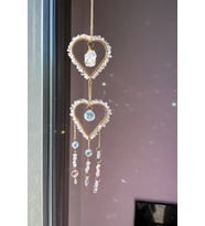 Sevgililer Günü Hediyesi - Marmaris - Suncatcher güneş yakalayıcı ev dekorasyon, Bahçe Dekorasyon, Kapalı Balkon Dekor (Beyaz)
