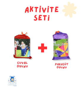 2'Lİ AKTİVİTE SETİ: Paraşüt ve Çuval Oyunu