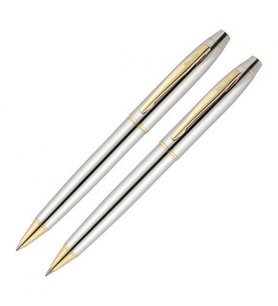 Scrikss 35 Gold-Chrome (Tükenmez-Kurşun)