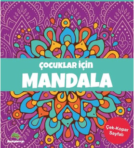 Çocuklar için Mandala - Mor