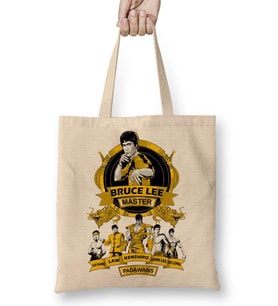 Bruce Lee e Padawans Bez Çanta Uzun Saplı