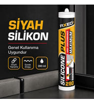 Sgs Fıxed F-280 Genel Amaçlı Siyah Silikon (280 Gr)