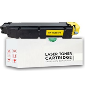 PlusPrint TK-5140 Kyocera Ecosys P6130CDN  Sarı Muadil Toner (Siyah)