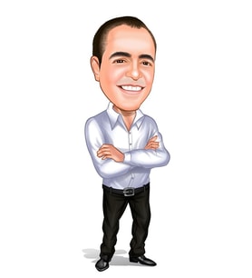 Ateş Anıt Bay Karikatür biblo-11