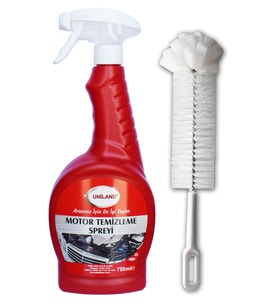 Uniland Motor Temizleme Spreyi 750 ml + Özel Sprey Başlığı
