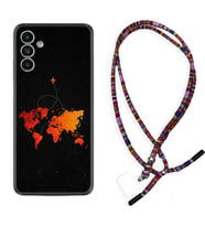 Samsung A23 A31 A32 A50 A51 A52 A53 A70 Kılıf Boyun Asklı Rasta Silikon İz Bırakan Uçak 1778