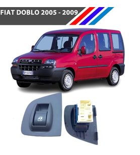 Fiat Doblo Cam Açma Anahtarı Ön Sağ - Tekli