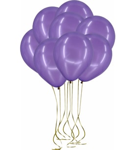 Pazariz  100'lü Lateks Pastel Balon Mor