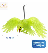 Asılabilir Lateks Kartal Dekor Süsü Yeşil 17-18 cm