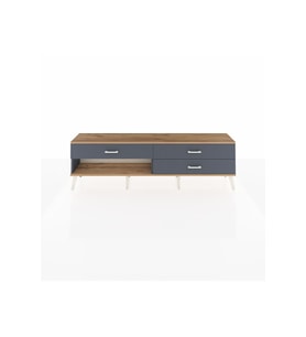 Arges TV Ünitesi 3 Çekmeceli  176x30x51 Antrasit-Çam/Antrasit