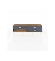 Arges TV Ünitesi 3 Çekmeceli  176x30x51 Antrasit-Çam/Antrasit