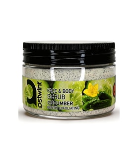 Ostwint Yüz ve Vücut Peeling Scrub Salatalık 300 ml, Cilt Temizleyici, Pürüssüzleştirici, Dolaşımı H