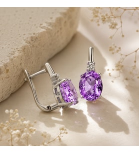 925 Ayar Gümüş Ice Cut Oval Zirkon Taşlı Küpe – Ekstra Parlak Işıltılı Lüks Tasarım, Hediyelik