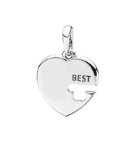 Nur Silver Best Gümüş Charm NUR-BL12492