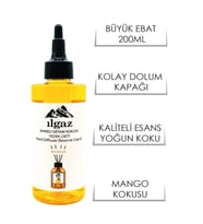 Mango Yedek Likit Şişe Oda Kokusu 200 Ml  Doğal Tropikal Koku