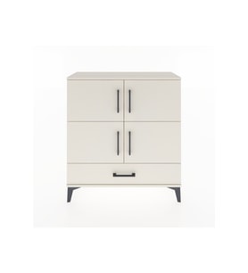 Arges Şifonyer 4 Raflı Tek Çekmeceli 4 Kapaklı 88x30x96 Aytaşı-Aytaşı