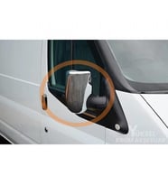FORD TRANSİT 2003-2013 KROM PASLANMAZ ÇELİK AYNA KAPAĞI (STD)