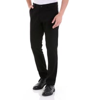 Avasar Erkek Siyah Regular Fit Keten Pantolon-7229