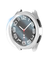 Lexroo Galaxy Watch 6 Classic 47mm Sert PC Kasa ve Ekran Koruyucu Watch Gard 29 - Beyaz